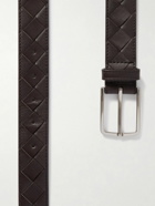 Bottega Veneta - 3cm Intrecciato Leather Belt - Brown