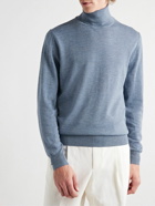 Canali - Slim-Fit Merino Wool Rollneck Sweater - Blue