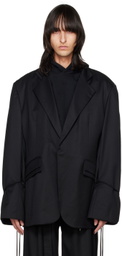 Parnell Mooney SSENSE Exclusive Black Tailored Blazer