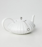 Georg Jensen Bernadotte porcelain teapot by Sigvard Bernadotte