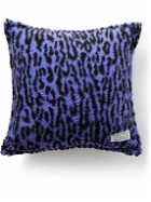 Wacko Maria - Boa Leopard-Print Fleece Pillow