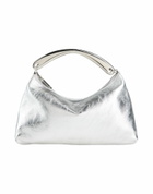 Mansur Gavriel Rhea Womens Handbag in Silver