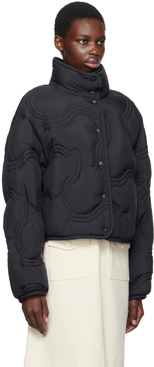 ジャケット MONCLER Bernins short down jacket Moncler - Bourne short down jacket black - The Corner