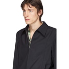 Dries Van Noten Navy Wool Villiam Jacket