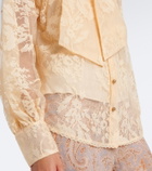 Zimmermann Valiant tie-neck lace blouse