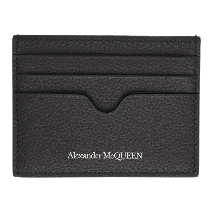 Photo: Alexander McQueen Black Calfskin Card Holder