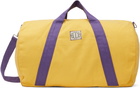 Bode Yellow & Purple Two-Tone Gym Duffle Bag
