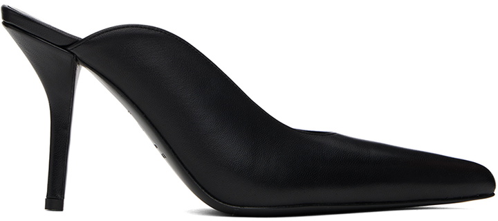 Photo: GIABORGHINI Black Abella Mules