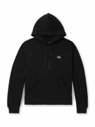 Dolce&Gabbana - Logo-Appliquéd Cotton-Jersey Hoodie - Black