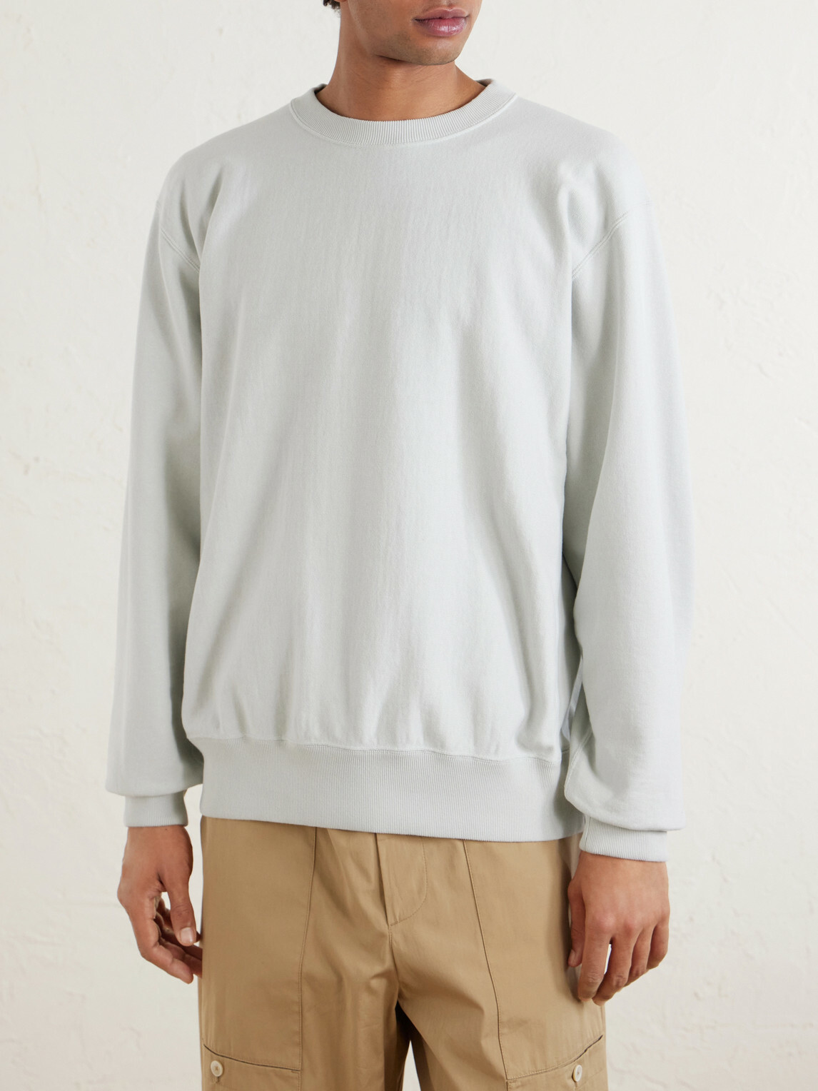 Auralee - Cotton-Jersey Sweatshirt - White