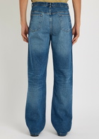 A.P.C. Fairfax Washed Straight-leg Jeans Mid Blu