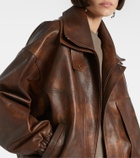 Magda Butrym Leather blouson jacket