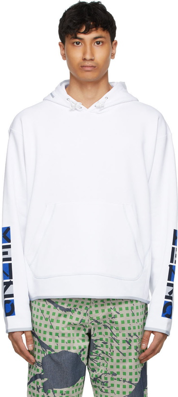 Photo: Kenzo White Oversized Sport Hoodie