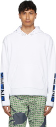 Kenzo White Oversized Sport Hoodie