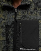 Thisisneverthat Sp Sherpa Fleece Jacket Brown/Green - Mens - Fleece Jackets