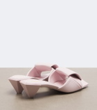 Loewe Origami leather mules