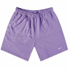 Nike Men's Solo Swoosh Short in Space Purple/White