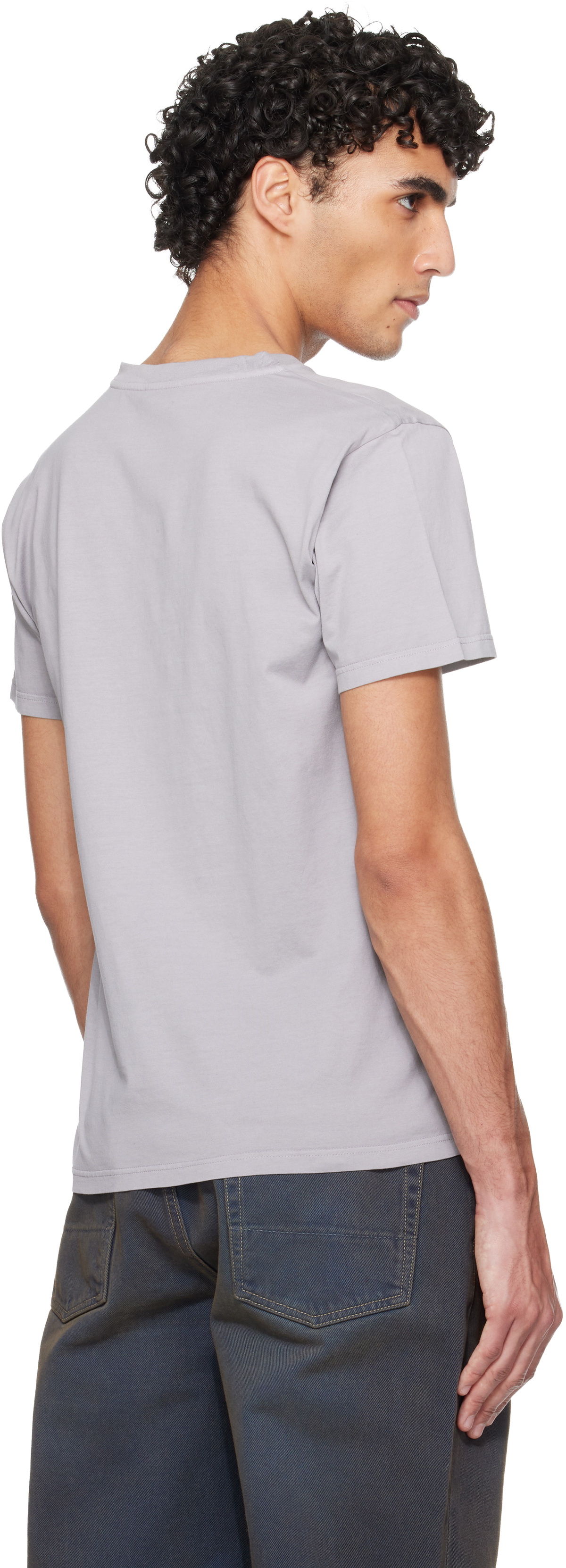 Rier Gray Fitted T-shirt