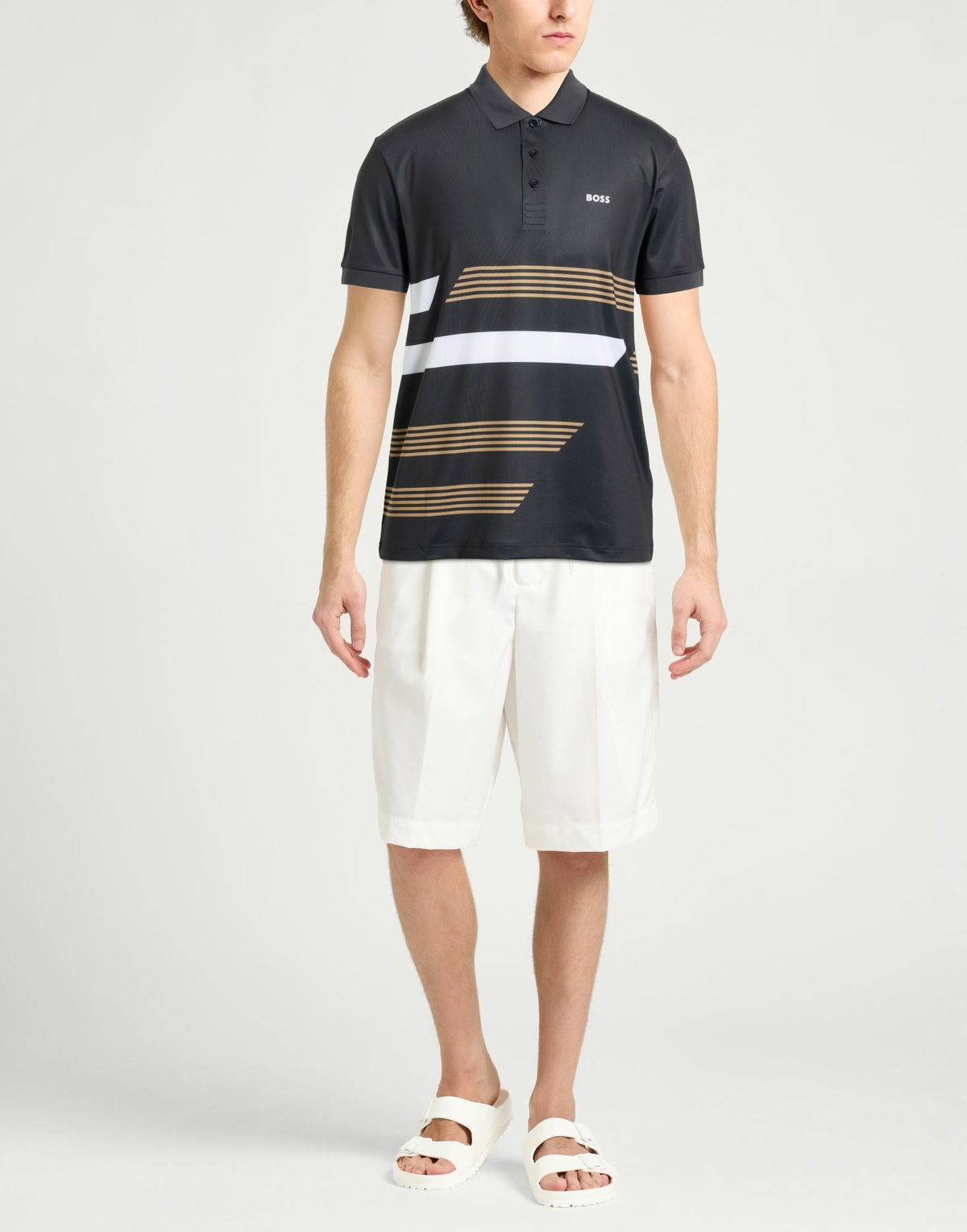 Boss Mens Polo shirt Charcoal