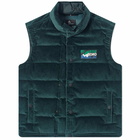 Moncler Grenoble Men's Jantzen Corduroy Gilet in Dark Green