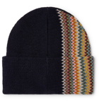 Missoni - Wool-Jacquard Beanie - Navy