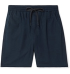 rag & bone - Reed Linen and Cotton-Blend Drawstring Shorts - Blue