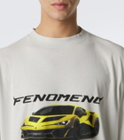 Balenciaga Oversized printed cotton jersey T-shirt