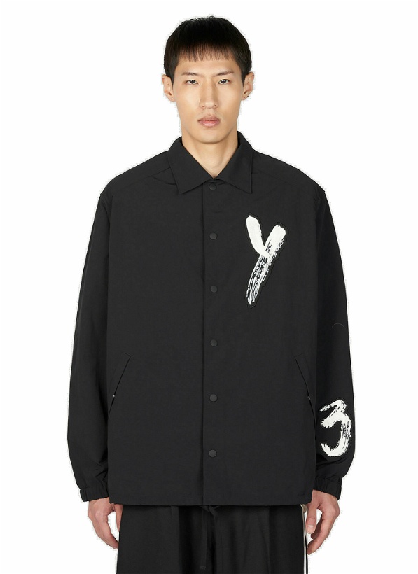 Photo: Y-3 - Embroidered Logo Jacket in Black