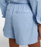 Polo Ralph Lauren x Wimbledon striped cotton shorts