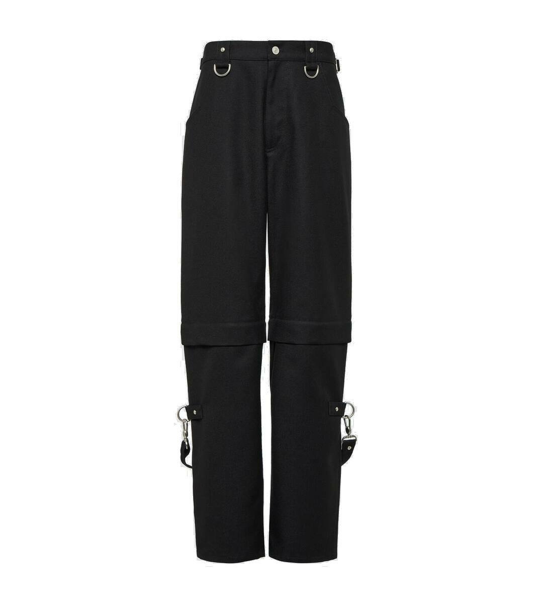 Givenchy Detachable wool pants with suspenders Givenchy
