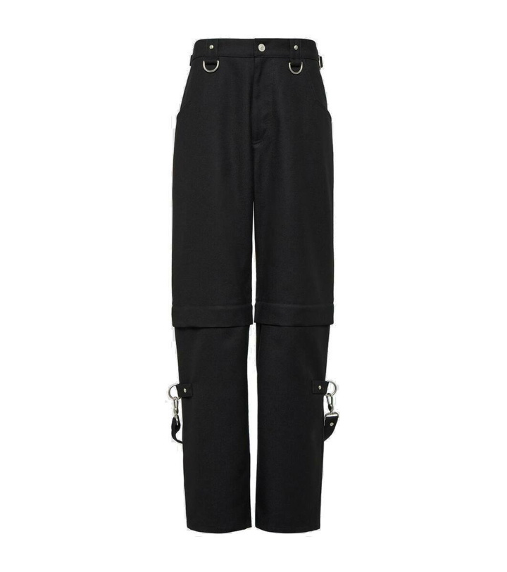 Photo: Givenchy Detachable wool pants with suspenders