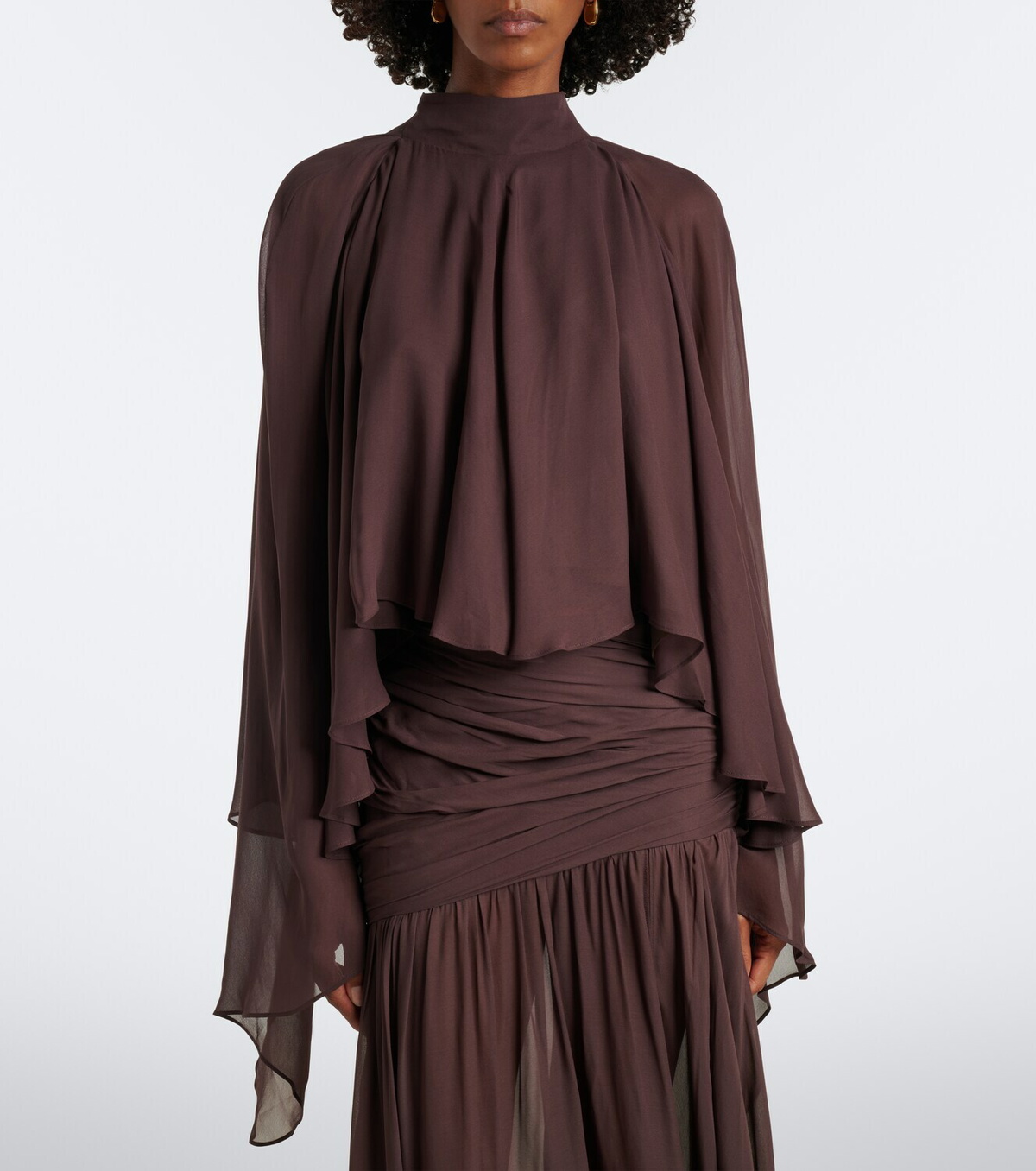 De La Vali Mia chiffon top