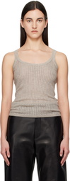 Gabriela Hearst Beige Nevin Pointelle Tank Top
