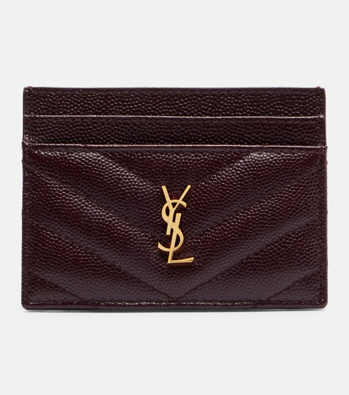 Saint Laurent Cassandre leather card holder