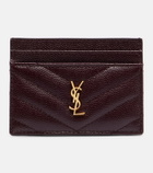 Saint Laurent Cassandre leather card holder