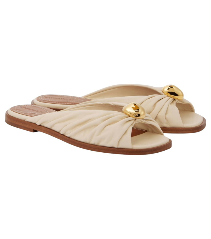 Photo: Zimmermann Gleam leather slides