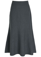 Simkhai Atwood Wool Midi Skirt Grey