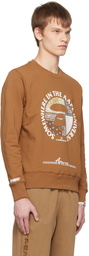 AAPE by A Bathing Ape Brown Printed Sweatshirt