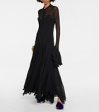 Gianvito Rossi - Feather-trimmed leather sandals