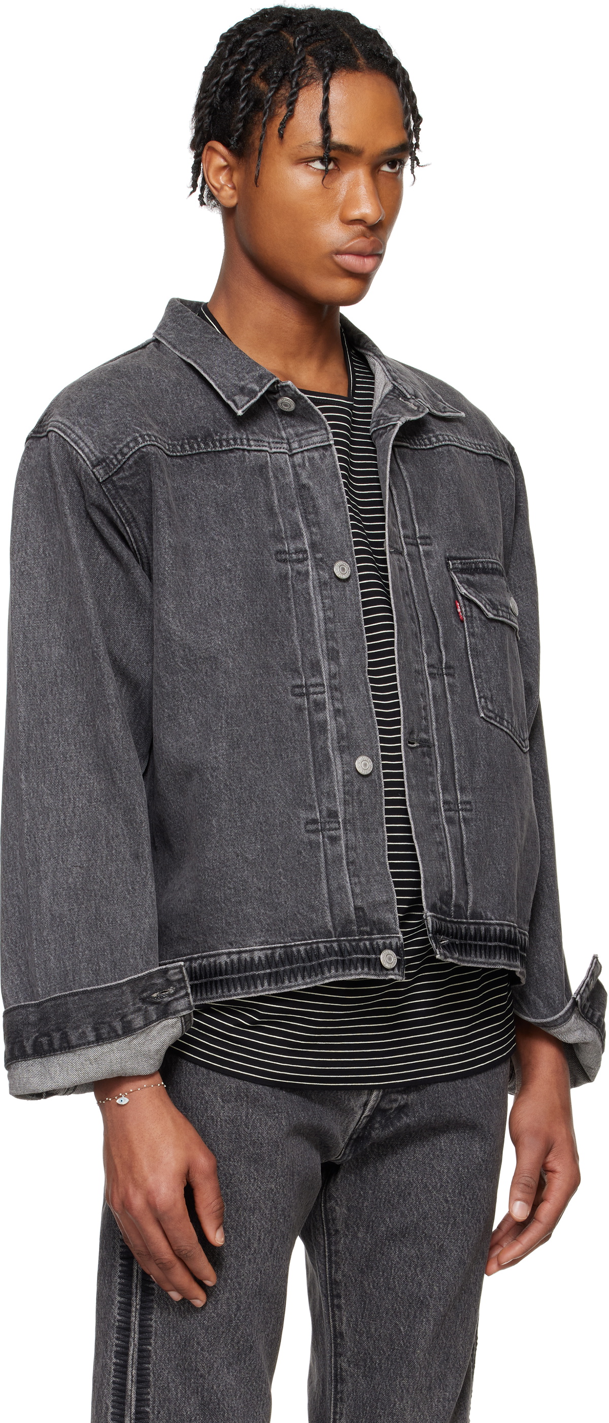 UNDERCOVER Gray Levi's Edition Type I Denim Jacket