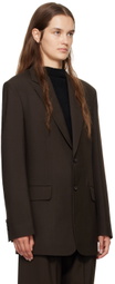 Filippa K Brown Davina Wool Blazer