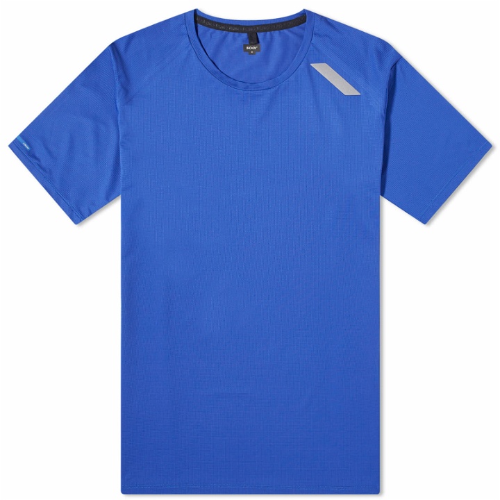Photo: SOAR Men's Tech T-Shirt in Blue