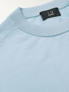 Dunhill - Logo-Embroidered Cashmere Sweater - Blue