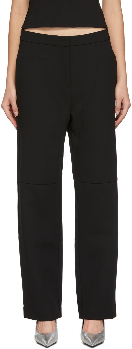 Photo: Paris Georgia Black Slouchy Suit Trousers
