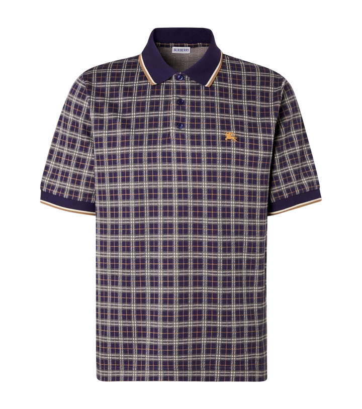 Photo: Burberry Checked polo shirt