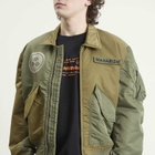 Maharishi Men's Maha Peace Rally MA2 Jacket in Olive/Khaki