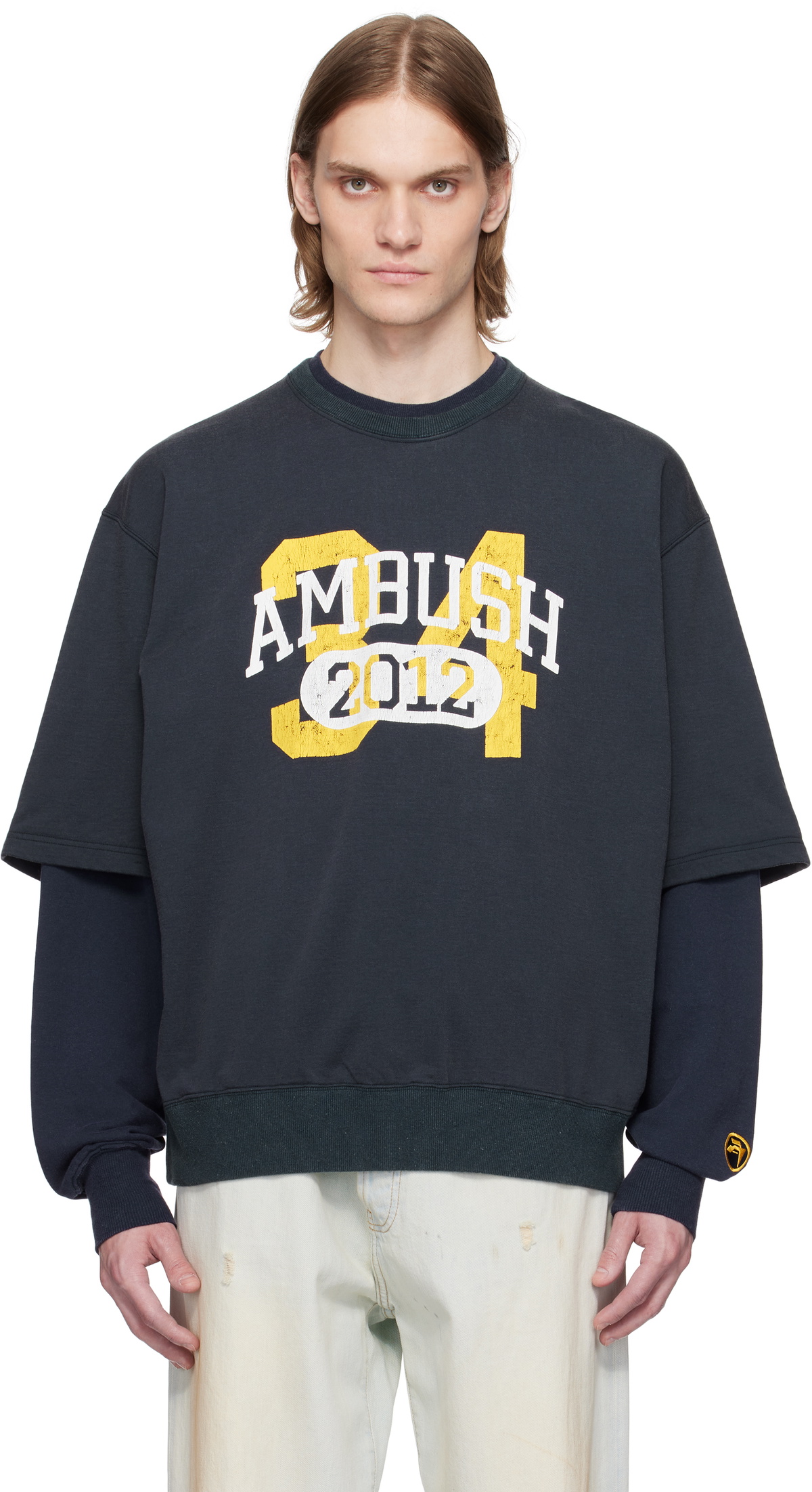 AMBUSH® - Damaged Knit Sweater | HBX - Globally Curated