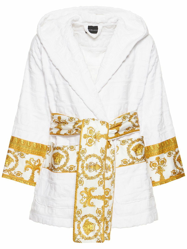 Photo: VERSACE - Short Cotton Bathrobe