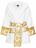 VERSACE - Short Cotton Bathrobe