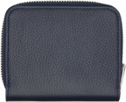 A.P.C. Navy Chelsea Zip Wallet